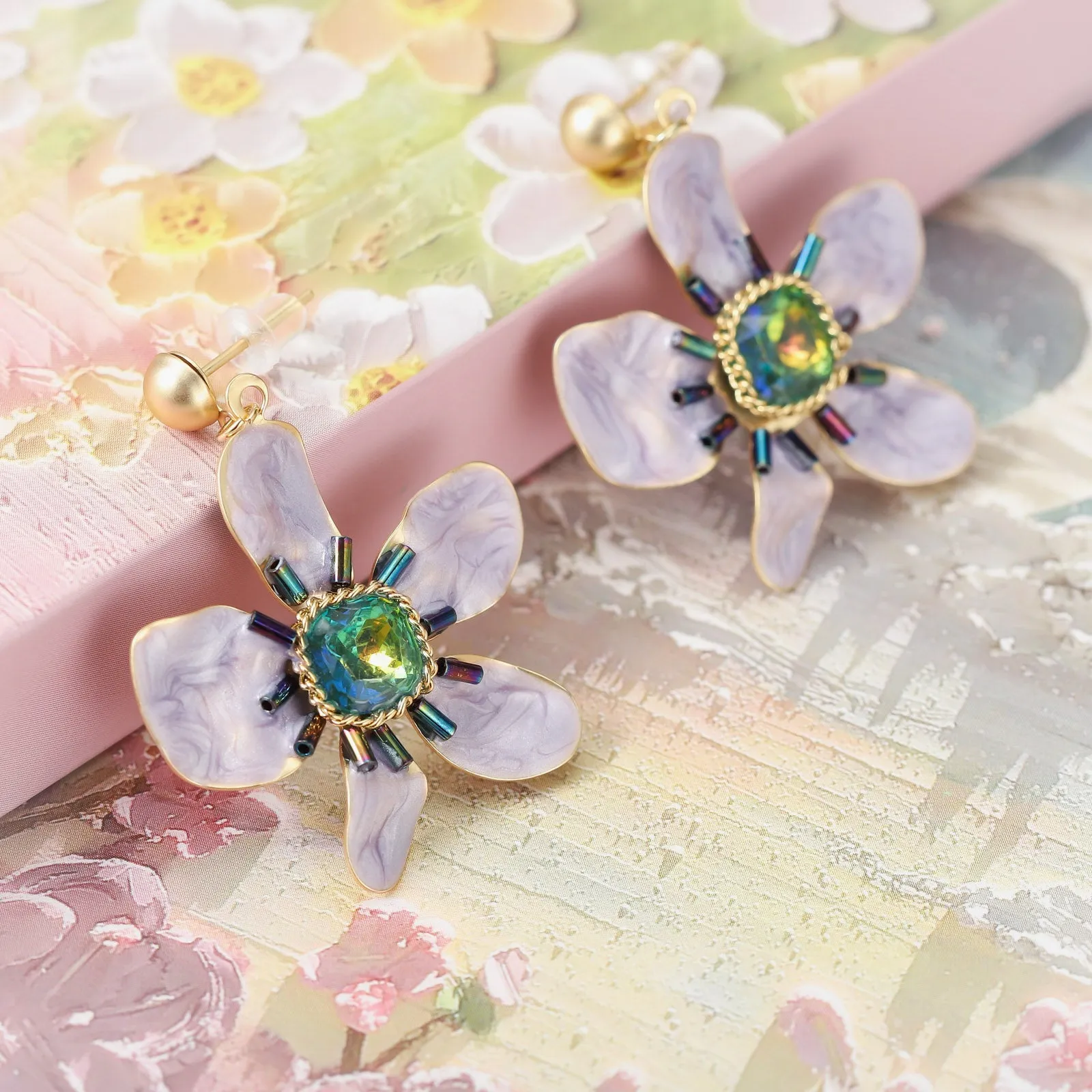 Misty Lilac Earrings