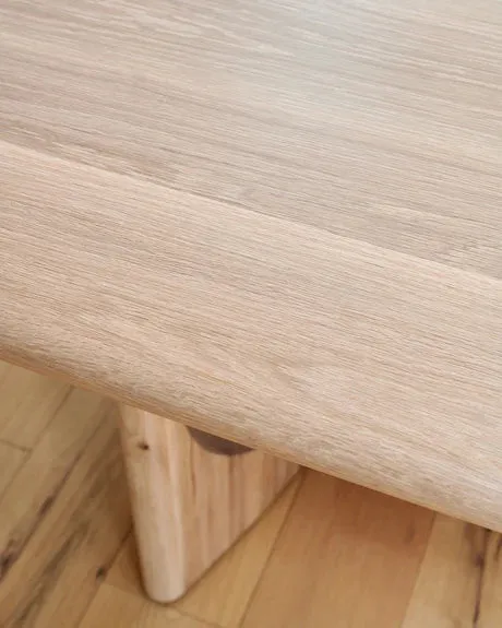Modern Rectangular Oak Dining Table