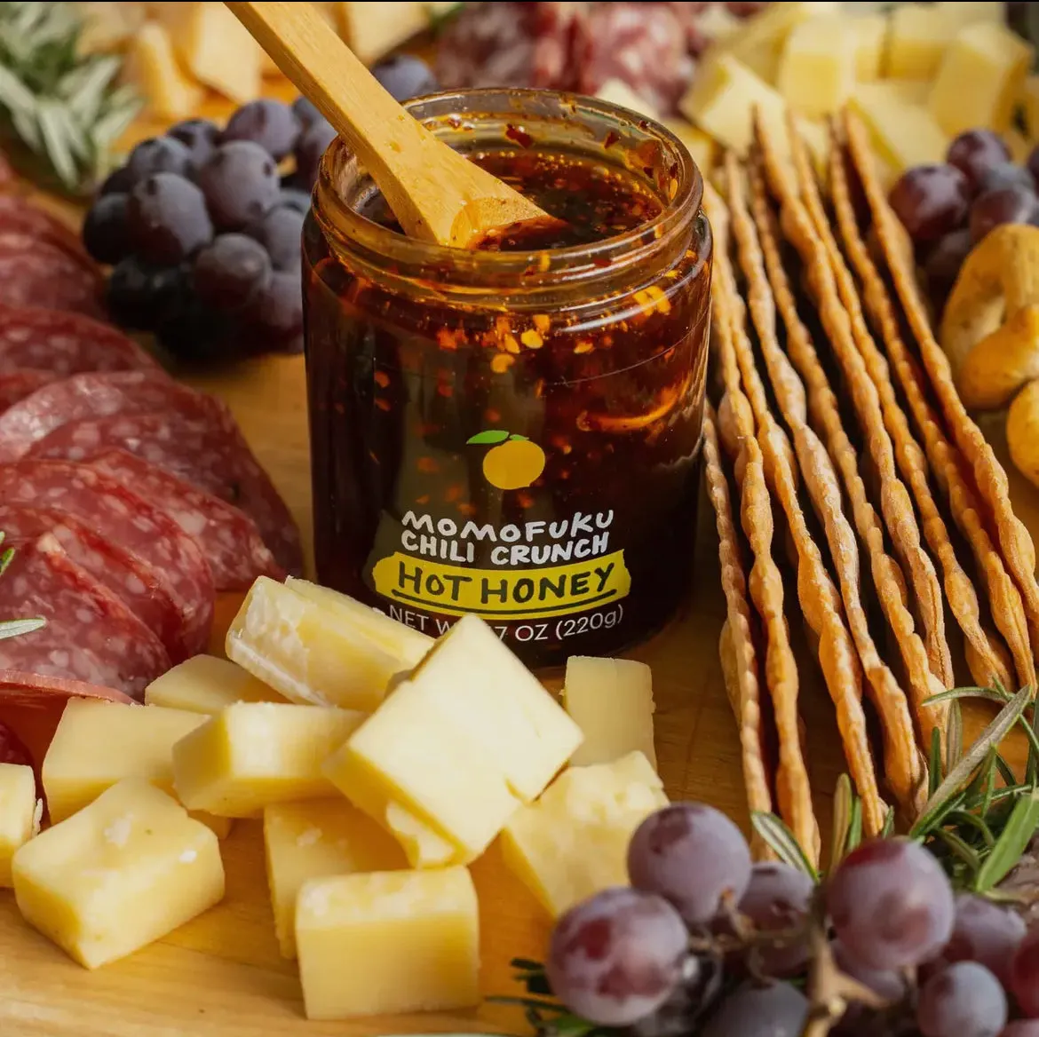 Momofuku Hot Honey Chili Crunch by David Chang, Oil with Premium Wildflower Honey
