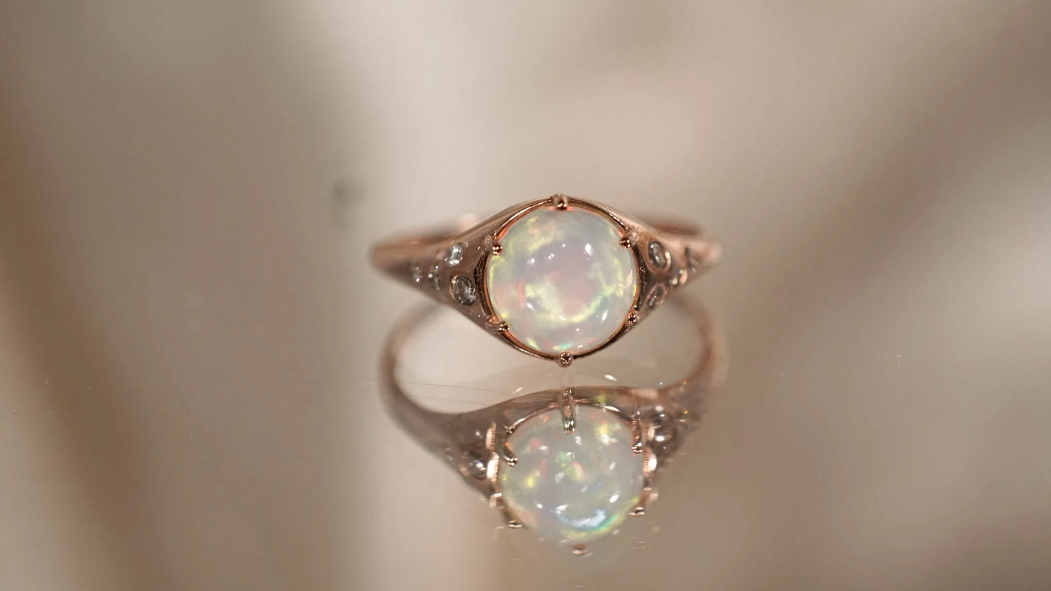OPAL CABOCHON RING [ONE OF A KIND]