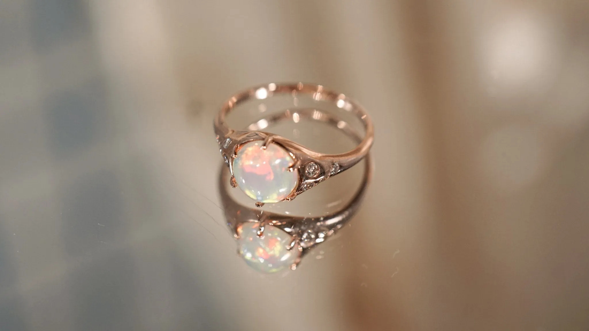 OPAL CABOCHON RING [ONE OF A KIND]