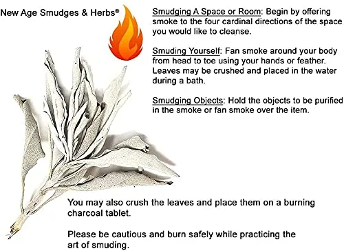 (Pack of 3)-New Age Smudges & Herbs -Premium Organic California White Sage Incense 4 Inches Long. Home Cleansing Incense,Fragrance,Meditation,Smudging Rituals.California Smudge Sticks Rituals -4 Inch