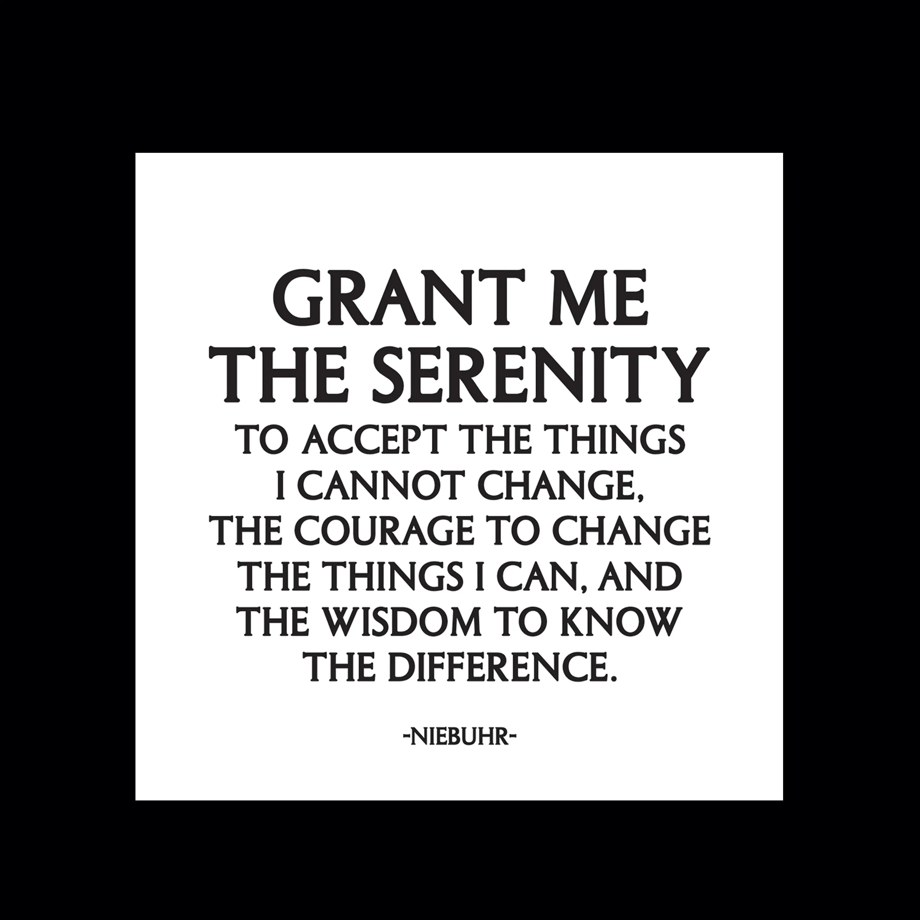Quotable Magnet - Grant Me The Serenity