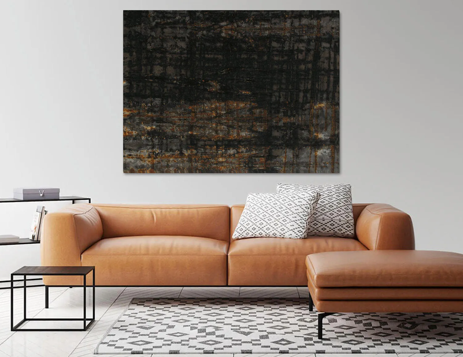 "Crossroads," original art, 36" x 48"