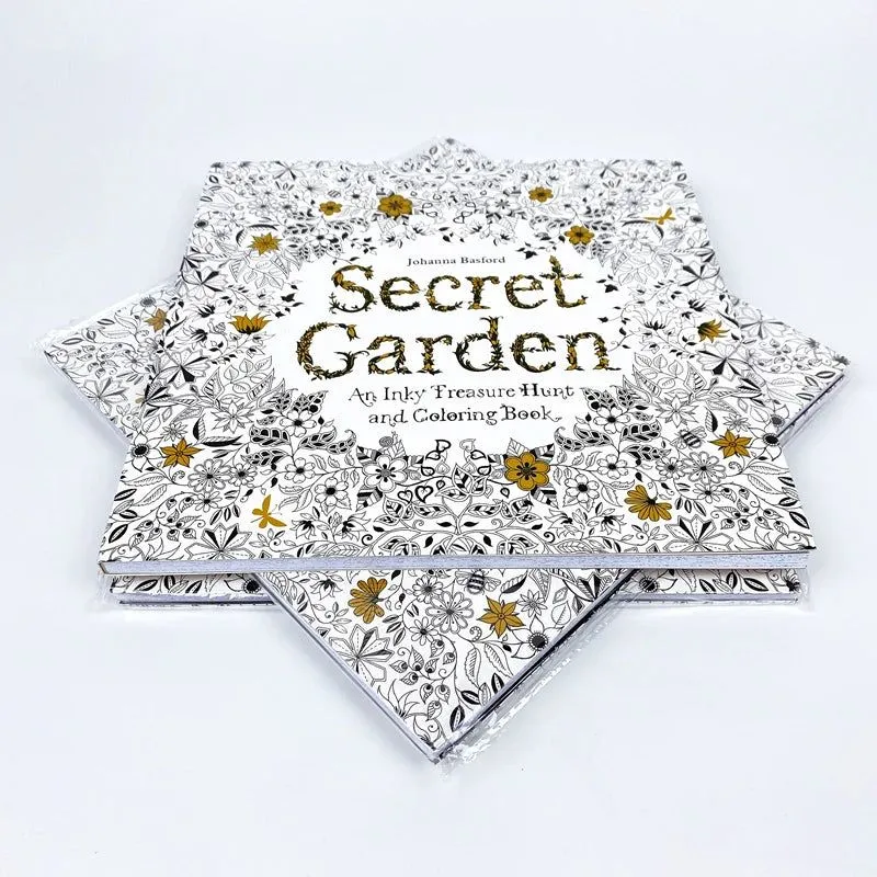 Relaxing Coloring Art BooK- The Secret Garden Series