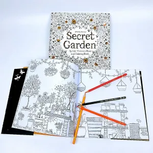 Relaxing Coloring Art BooK- The Secret Garden Series