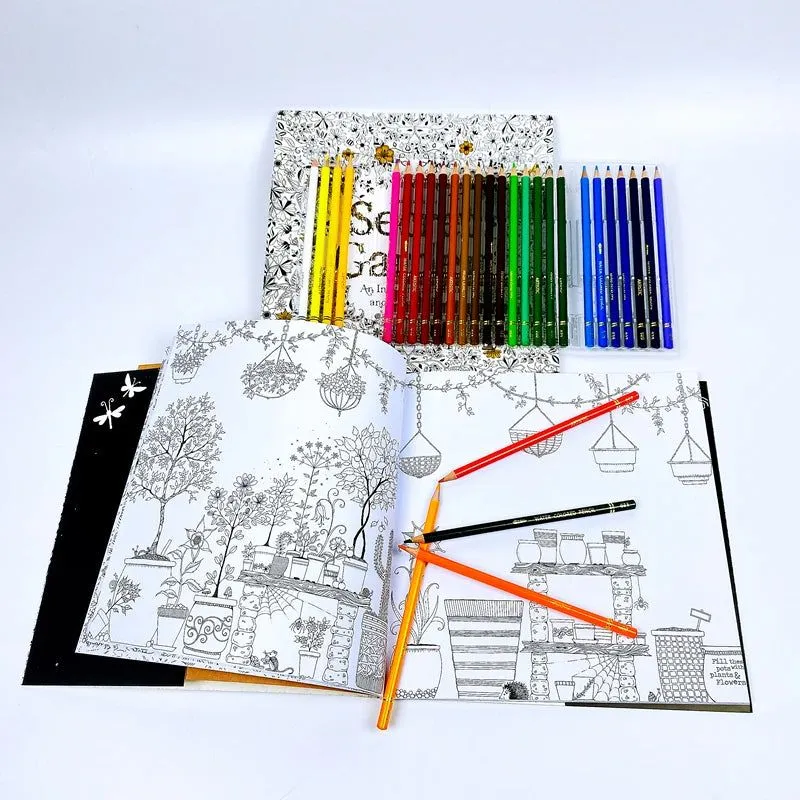 Relaxing Coloring Art BooK- The Secret Garden Series