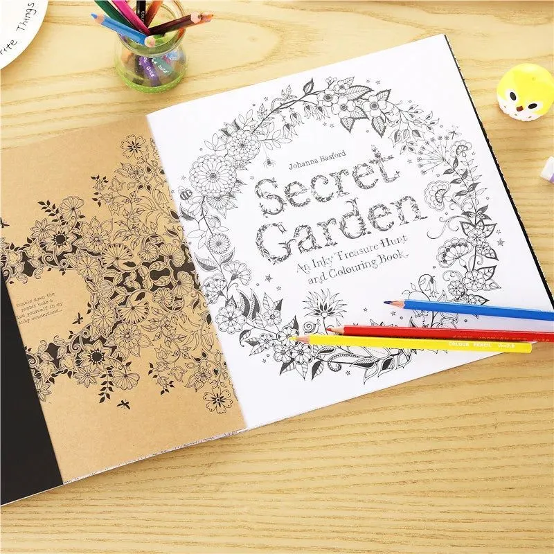 Relaxing Coloring Art BooK- The Secret Garden Series