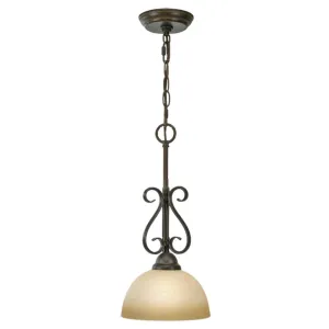 Riverton 8 in. Pendant Light Bronze finish