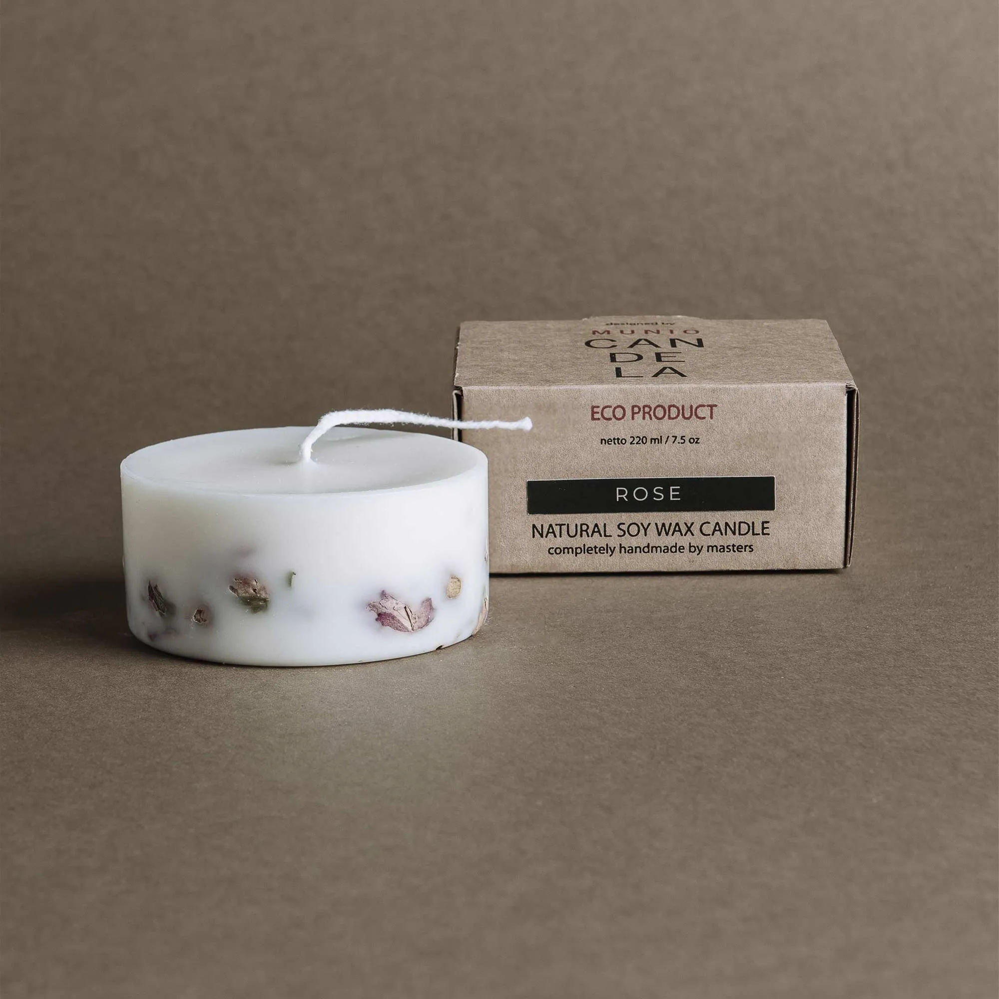 Rose mini candle