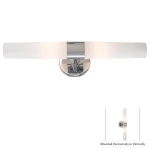 Saber 20 in. 2 Lights Bath Bar Chrome finish