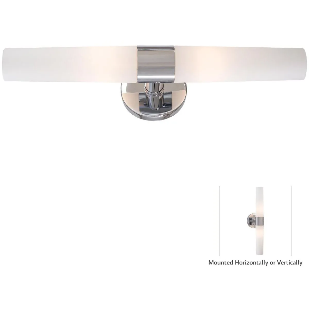 Saber 20 in. 2 Lights Bath Bar Chrome finish