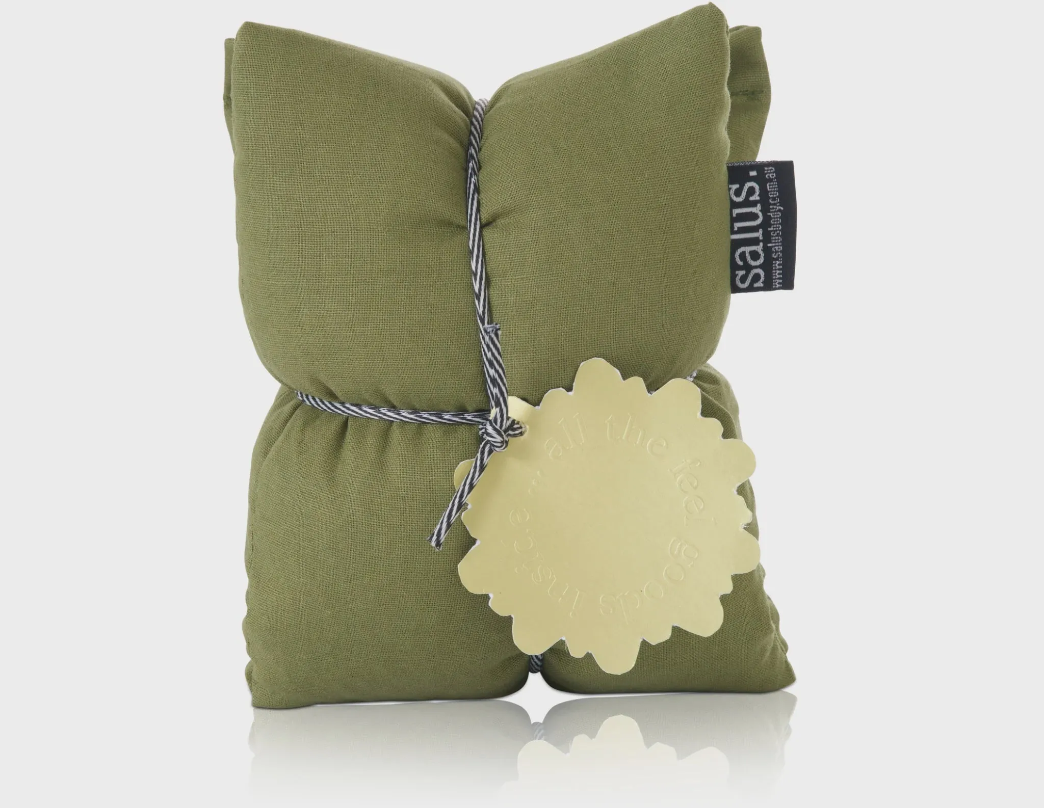 Salus Moss Green Lavender and Jasmine Heat Pillow