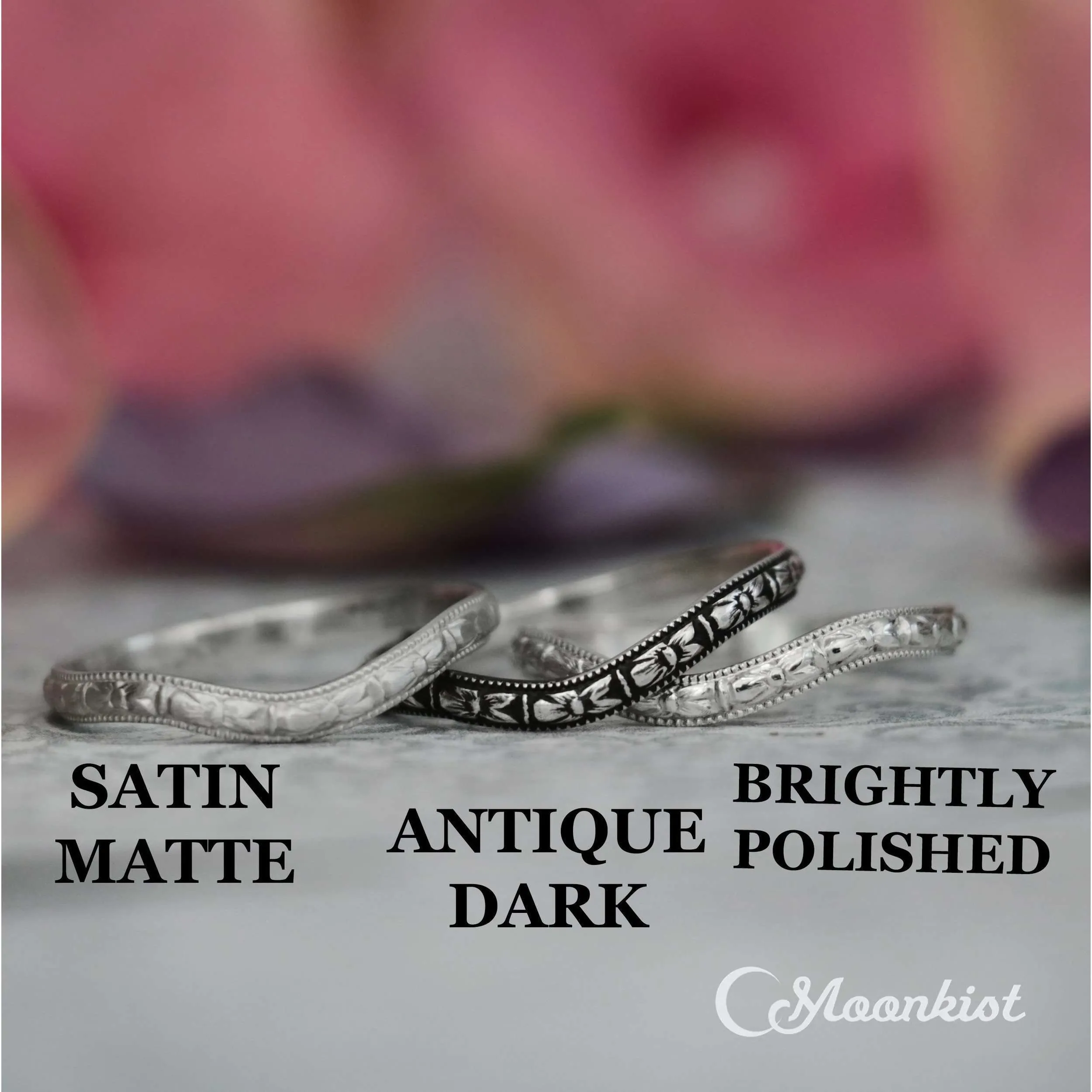 Simple Baltic Amber Stacking Ring | Moonkist Designs