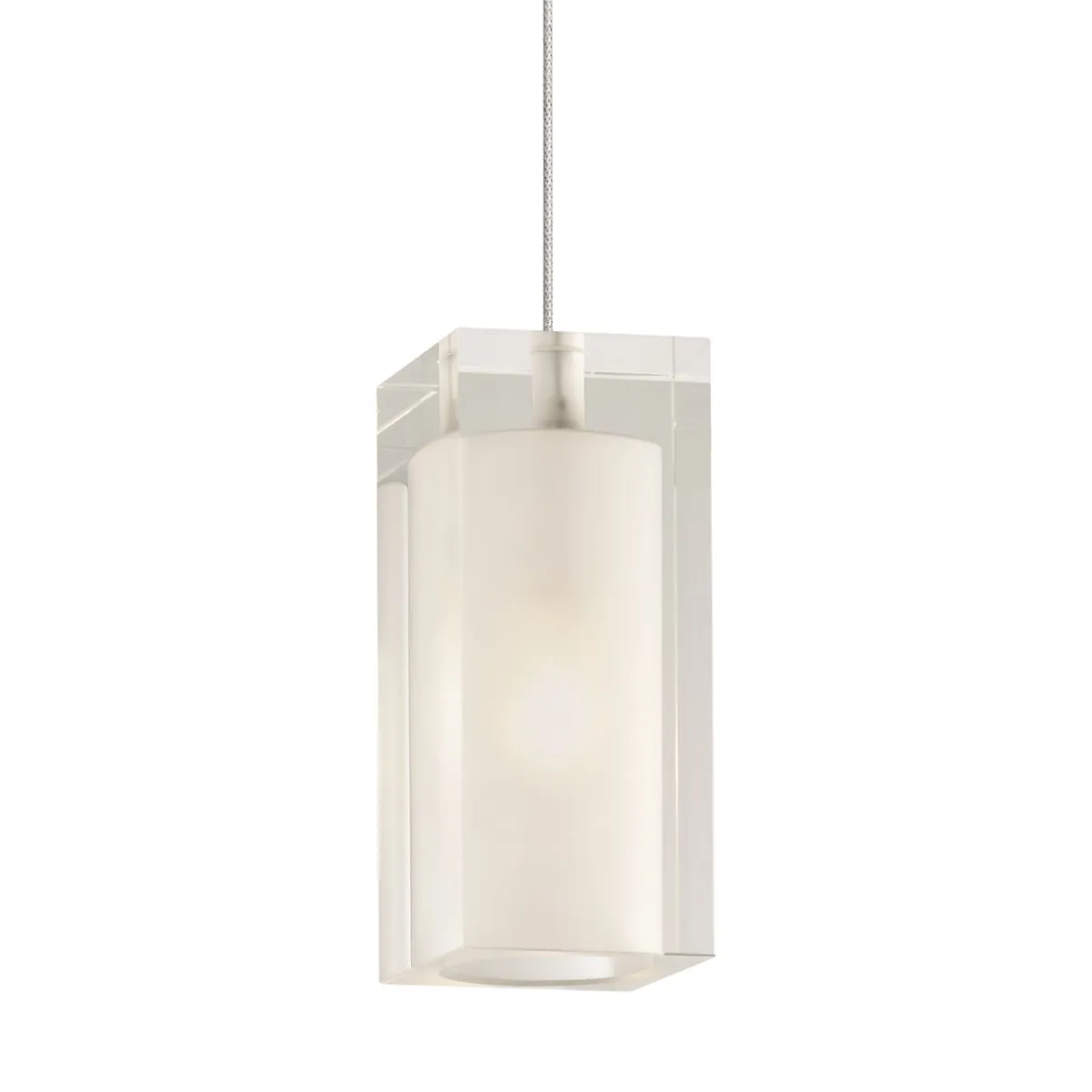 Solitude 3 in. Monopoint LED Pendant Light Aged Brass Finish