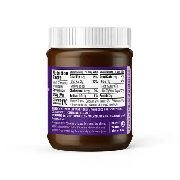 SOOM - CHOCOLATE TAHINI