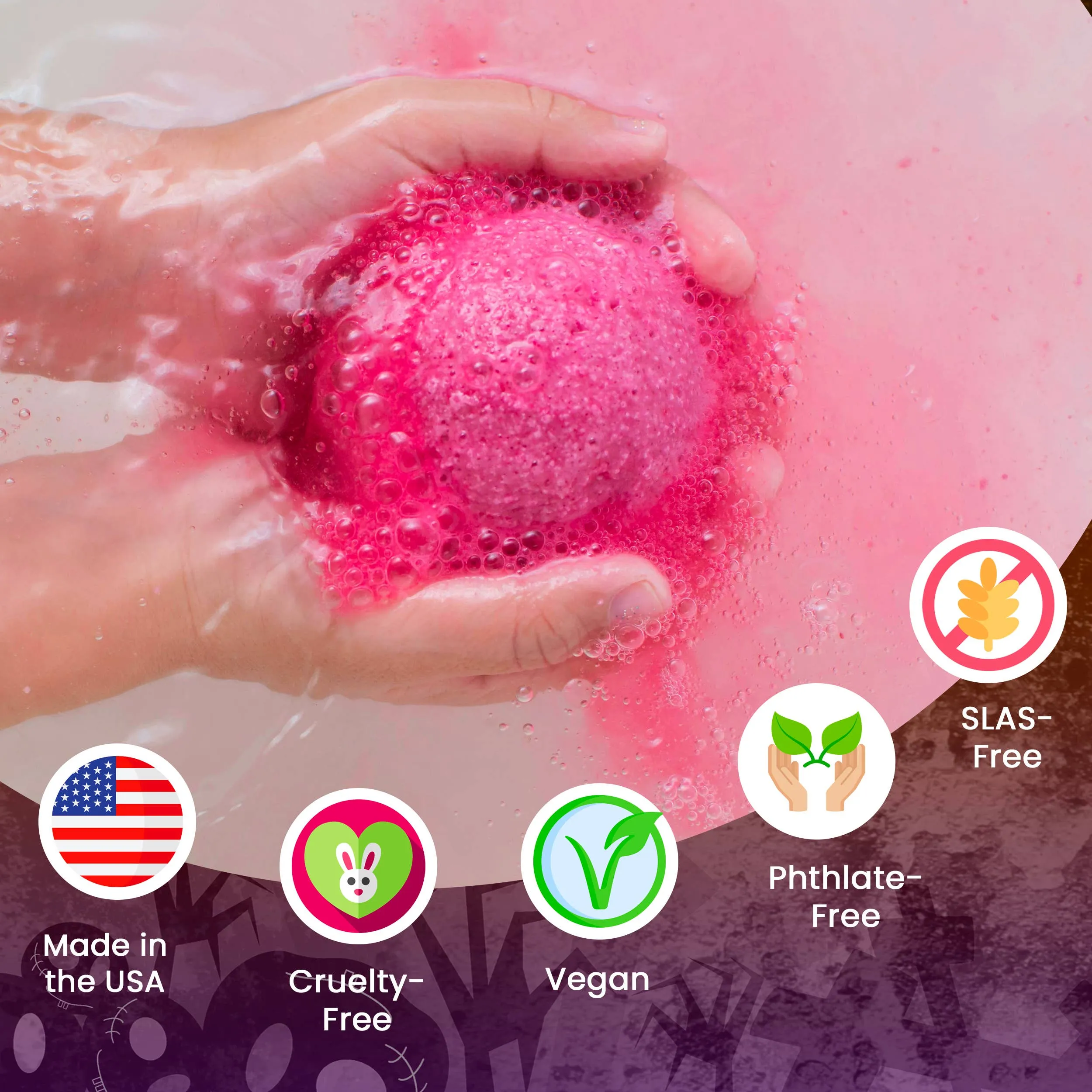 Spooky Bath Bomb with Toy Surprise