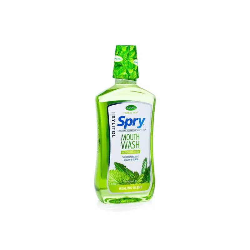 Spry Alcohol Free Mouth Wash Herbal Mint