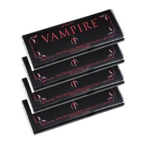 Vampire Fine Belgian Chocolate 4 Pack - Milk Chocolate