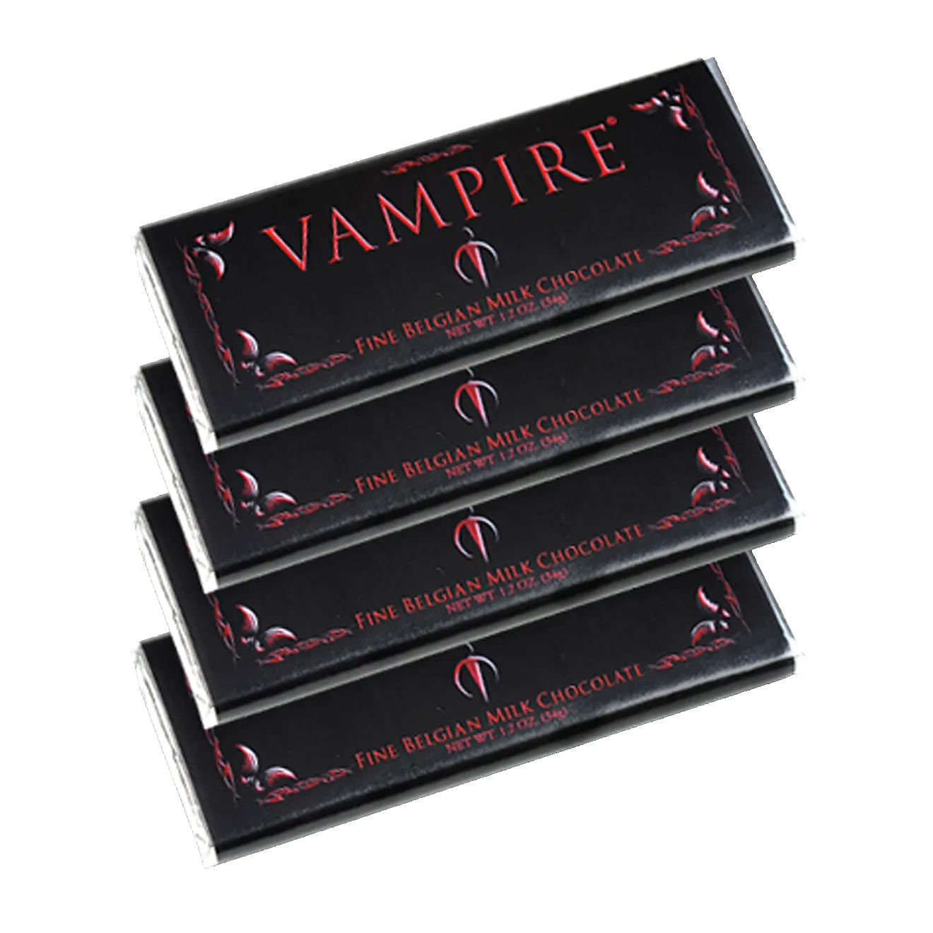Vampire Fine Belgian Chocolate 4 Pack - Milk Chocolate