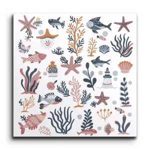 Whimsical Coastal Serenity Tile
