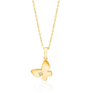 Yellow Gold Diamond Eternal Pendant