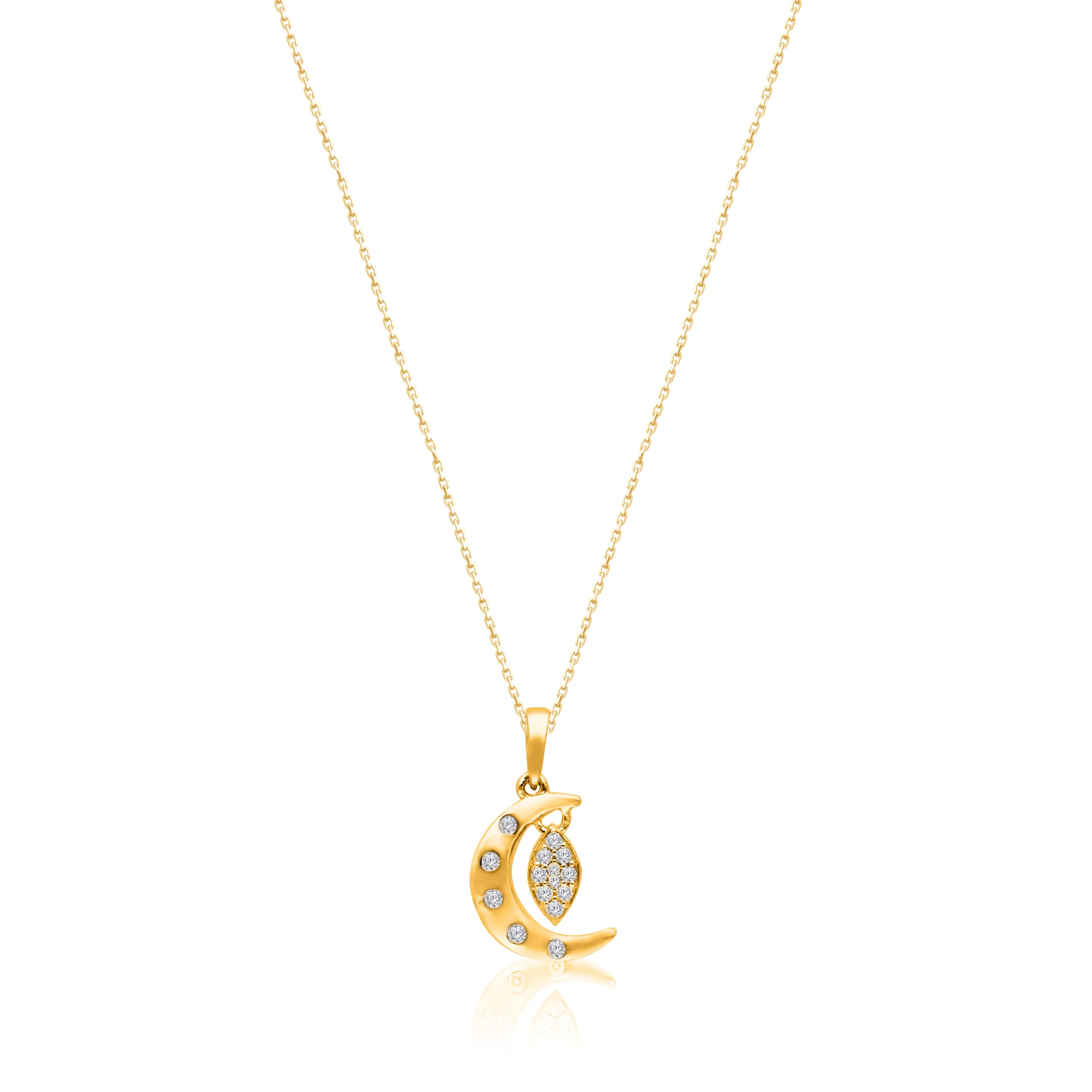 Yellow Gold Diamond Eternal Pendant